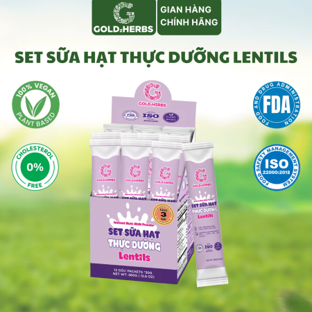 SET SỮA HẠT THỰC DƯỠNG LENTILS